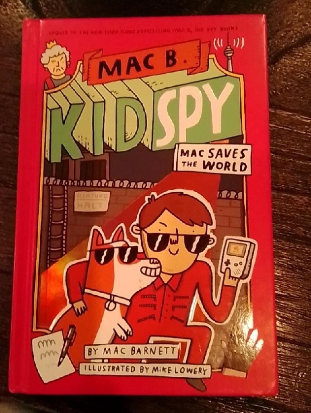 Chronicle Books Mac B. Kid Spy Book – Red and Green Cover